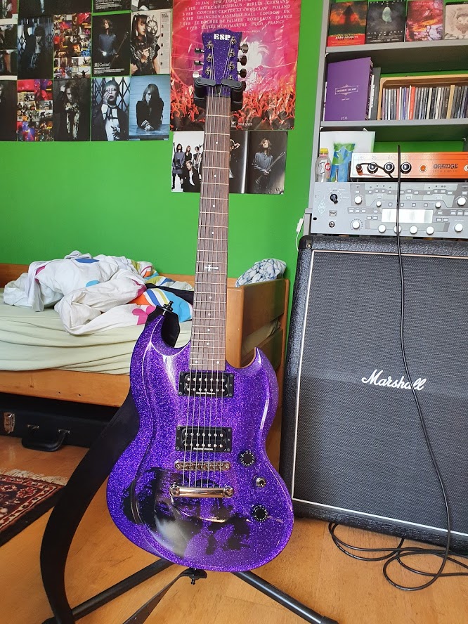 ESP D-KV-7St, Purple Sparkle | ESP PLAYERS